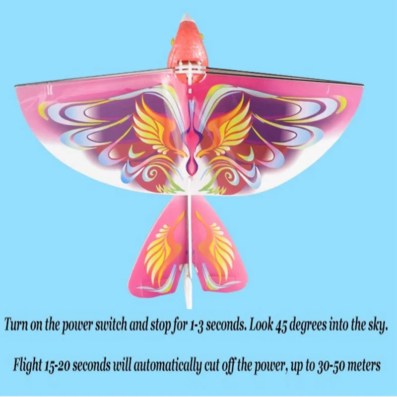 DIY EPP Foam Hand Throwing Aircraft Powered Flying Plane Rechargeable Electric Model Toys For Children