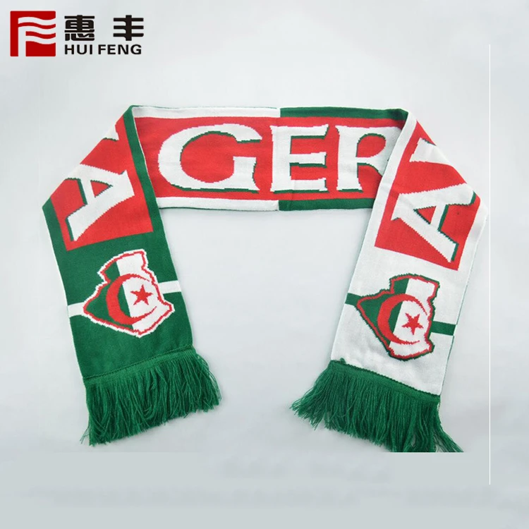 Полиэстер шарф/футбольные вентиляторы шарф для 2015 Brasil Кубок мира Бразилия