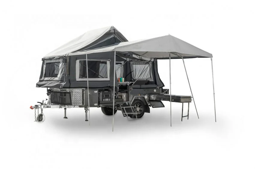 Manely Popular Decorating Off Road Fiberglass Travel trailer (Standard Version)
