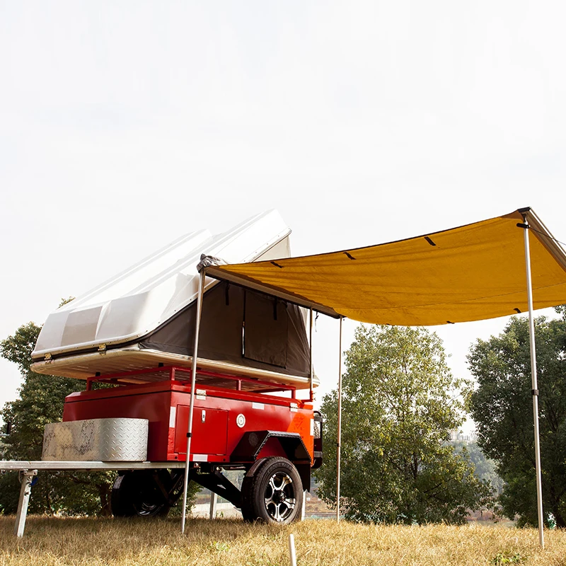 Off-Road Hard Floor Waterproof Strong Camping Trailer Mini