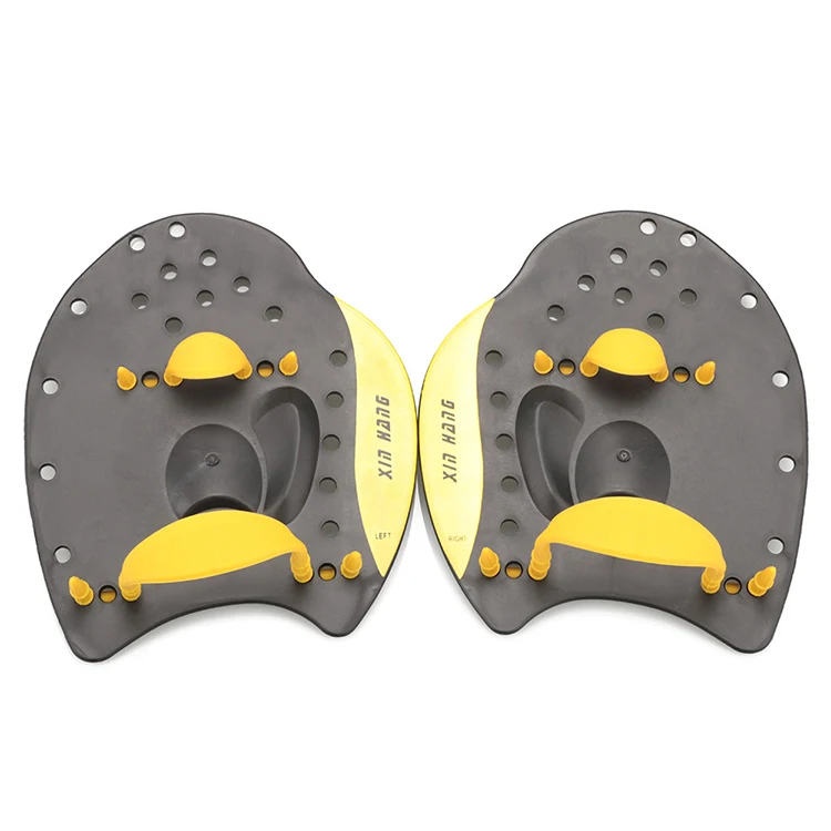 Silicone Swimming Hand Flipper Swim Training Finger Webbed Gloves Fins Paddle