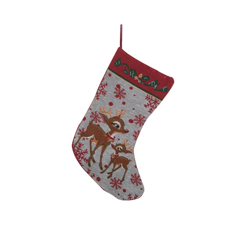 New design popular quality novelty santa Christmas stocking sock