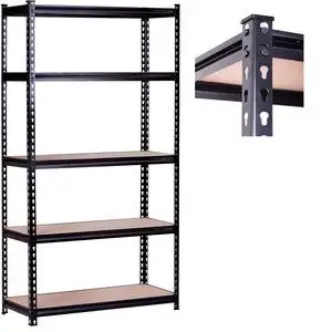 5-layer light duty adjustable stacking racks and shelves garage storage