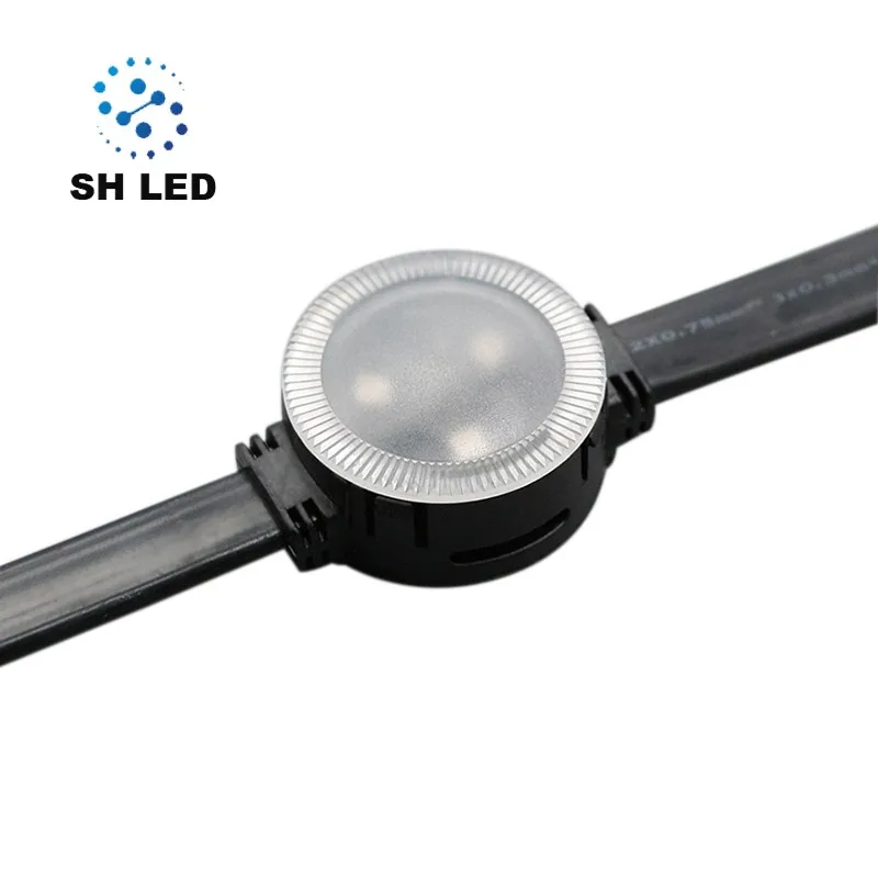 
Outdoor Usage advertising 30mm Pixels 3 leds smd 3535 2801 RGB dc12v led pixel module light 30mm led pixel for building lighting 