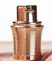 High end free sample 60ml 100ml 150ml bowling ball shape glass lotion bottle with gold pump for body face lotion