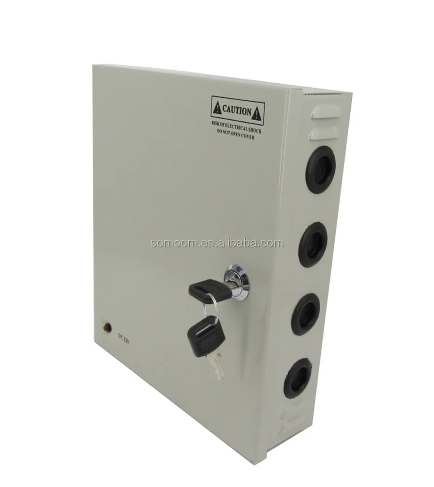 Sompom12v 120 Вт 9 каналов видеонаблюдения камера питания контроль доступа DVR 10A