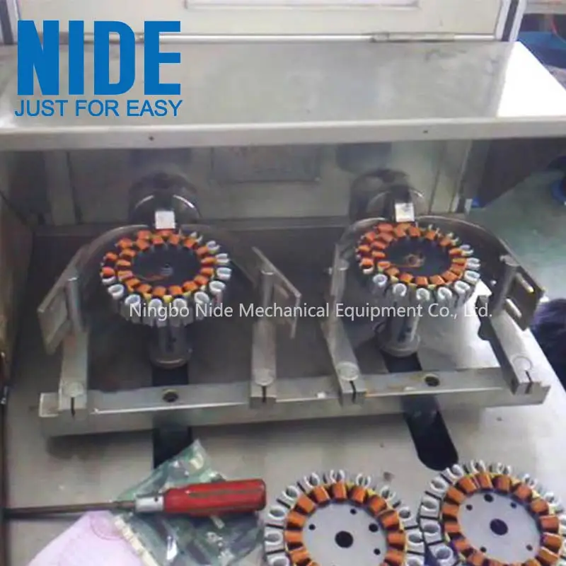 
automatic ceiling fan stator coil winding machine BLDC fan winding mechanical with double stations for sale 