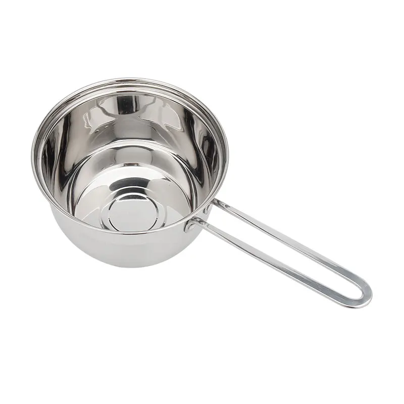 Wholesale 6 Pcs Saucepan Sets Stainless Steel Saucepan With Glass Lid Milk Pot stainless steel serving sauce pan with handle