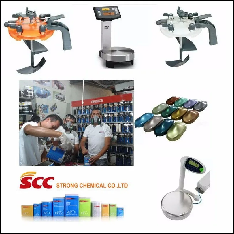 1K Basecoat Medium Coarse Silver Car Spray Paint  From SCC, China