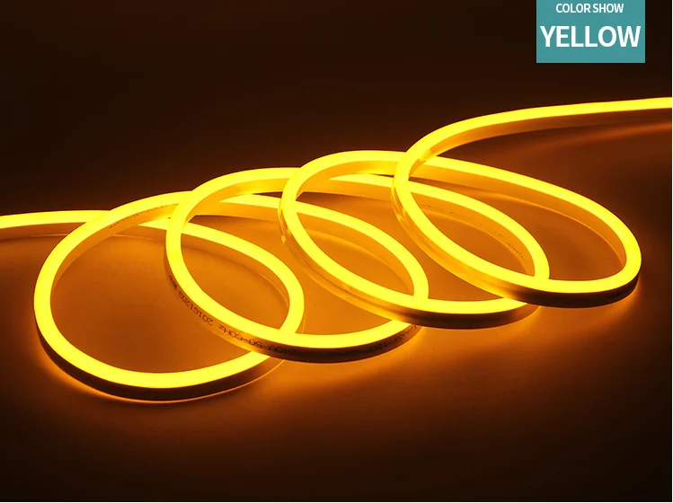 Светодиодная лента, 5050 В переменного тока, водонепроницаемая односторонняя Гибкая лампа, цветной светодиодный неоновый свет