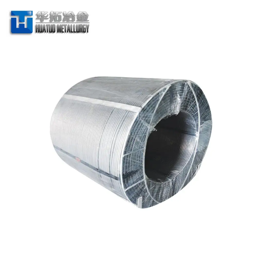 2021 Hot Sale Cored Wire/SiAlBaCa/CaSi Wire For Steelmaking
