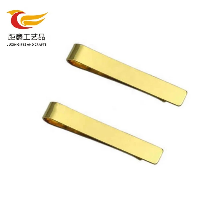 
China manufacturers blank stainless steel custom color men tie clip 