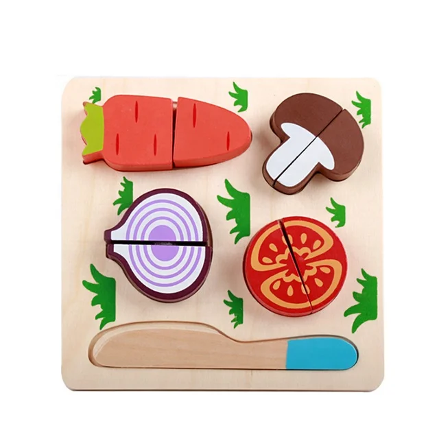 kids house kitchen pretend play vegetable fruit cutting toy