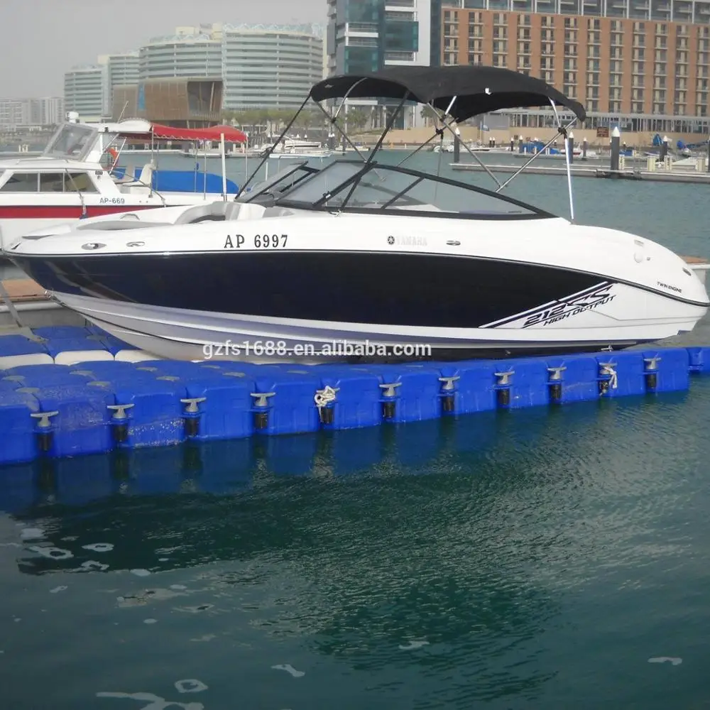 High polymer polyethylene plastic pontoon for yacht dock