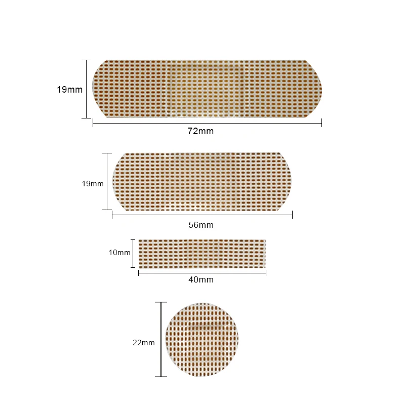 ISO  CE Surgical PE waterproof printed pot wound plaster Adhesive Bandage