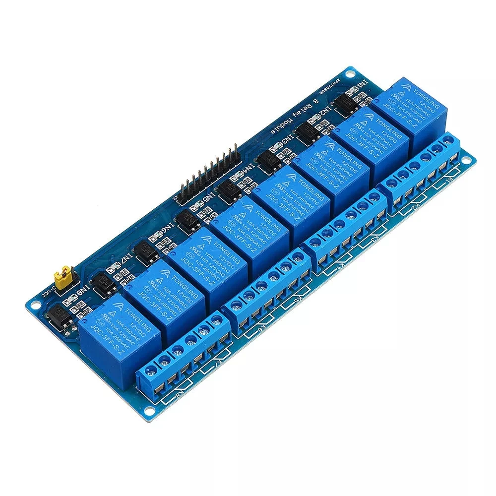 Chengsuchuang 8 Channel Relay 12V with Optocoupler Isolation Relay Module For Arduino