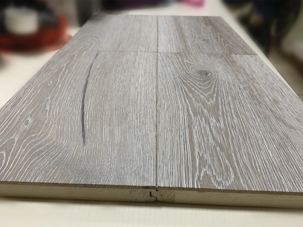 low tax 2 ply engineered European oak wide plank flooring for USA market