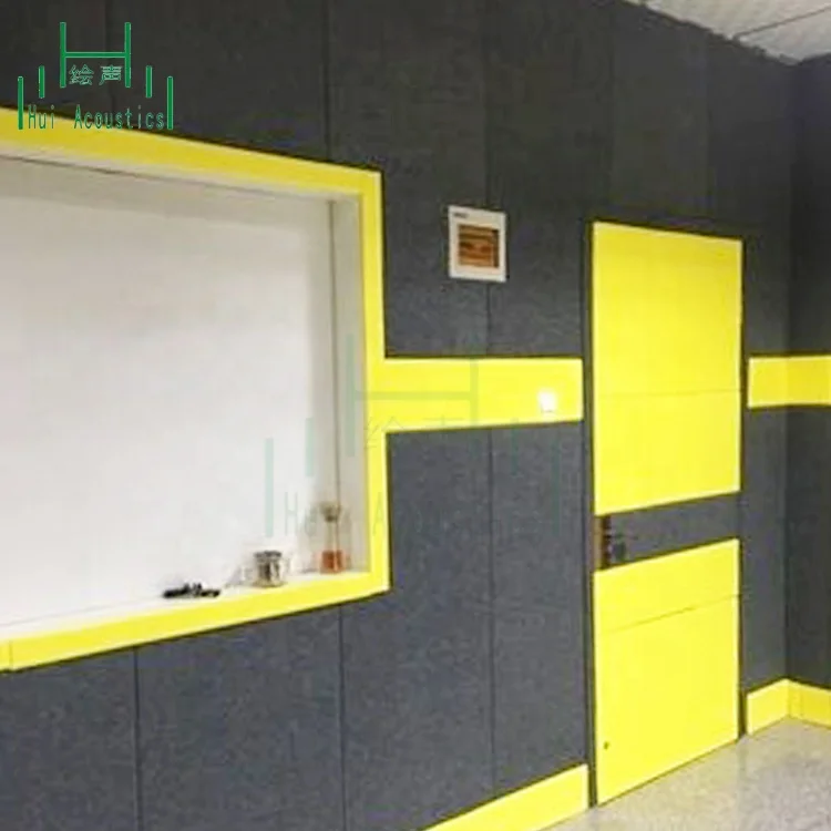 Pet Polyester Fiber Sheet Lightweight Wall Panel Home Theatre Sound Panels