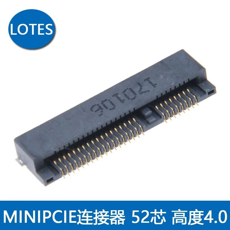 MOLEX Min iPci-Express Socket clip Height 4.0mm MOLEX Minipcie Connector 52PIN H4.0