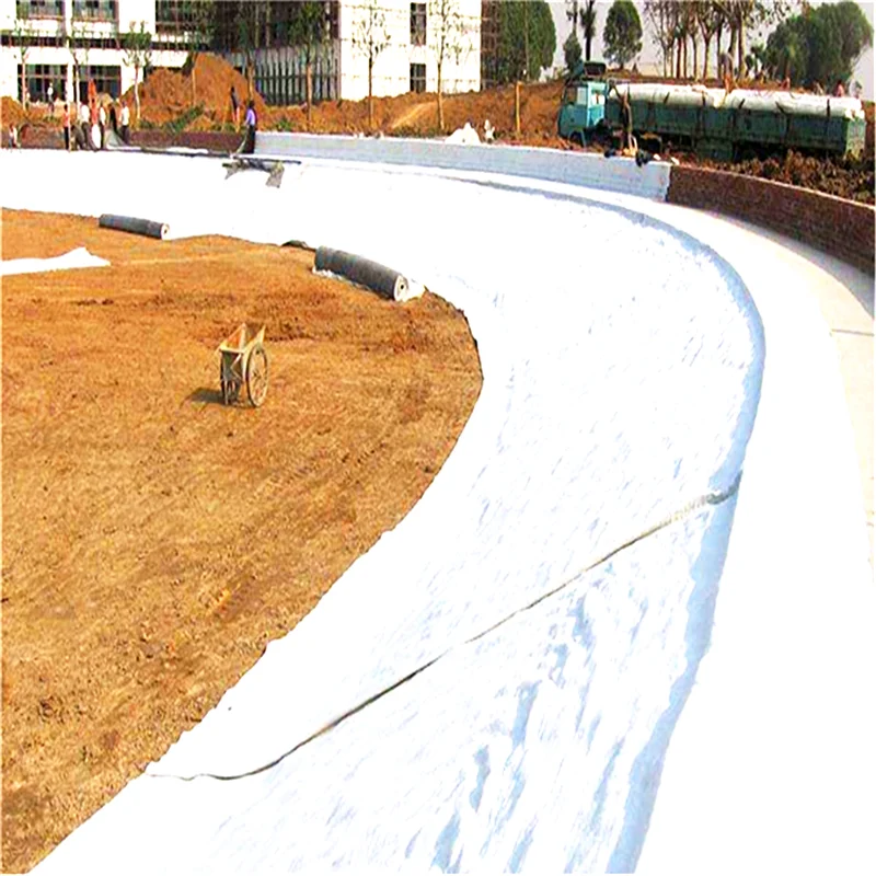 Защита склона короткие волокна Нетканые полиэстер geotextilesberglass шовный geotextile для инженерных конструкти