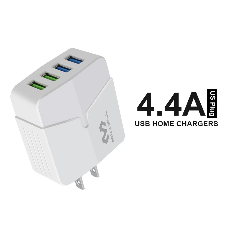 Горячая распродажа универсальный адаптер питания В переменного тока 5 В 4.4A 4 порта usb Портативный usb зарядное устройство