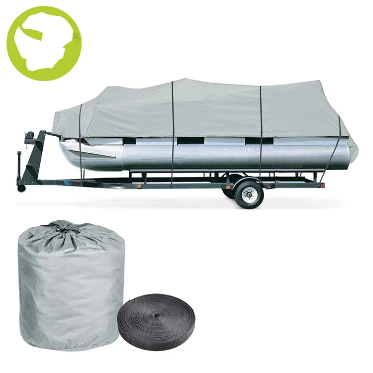 
Lightweight Waterproof Full Size Motorboat boat cover tent fits Hard Top/T-Top Boats 