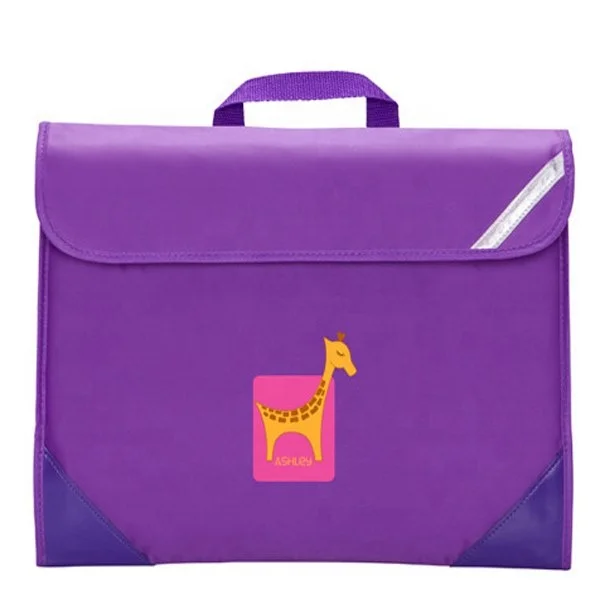 School Students Library Book Bag with Handle Holder and Sling Shoulder Strap