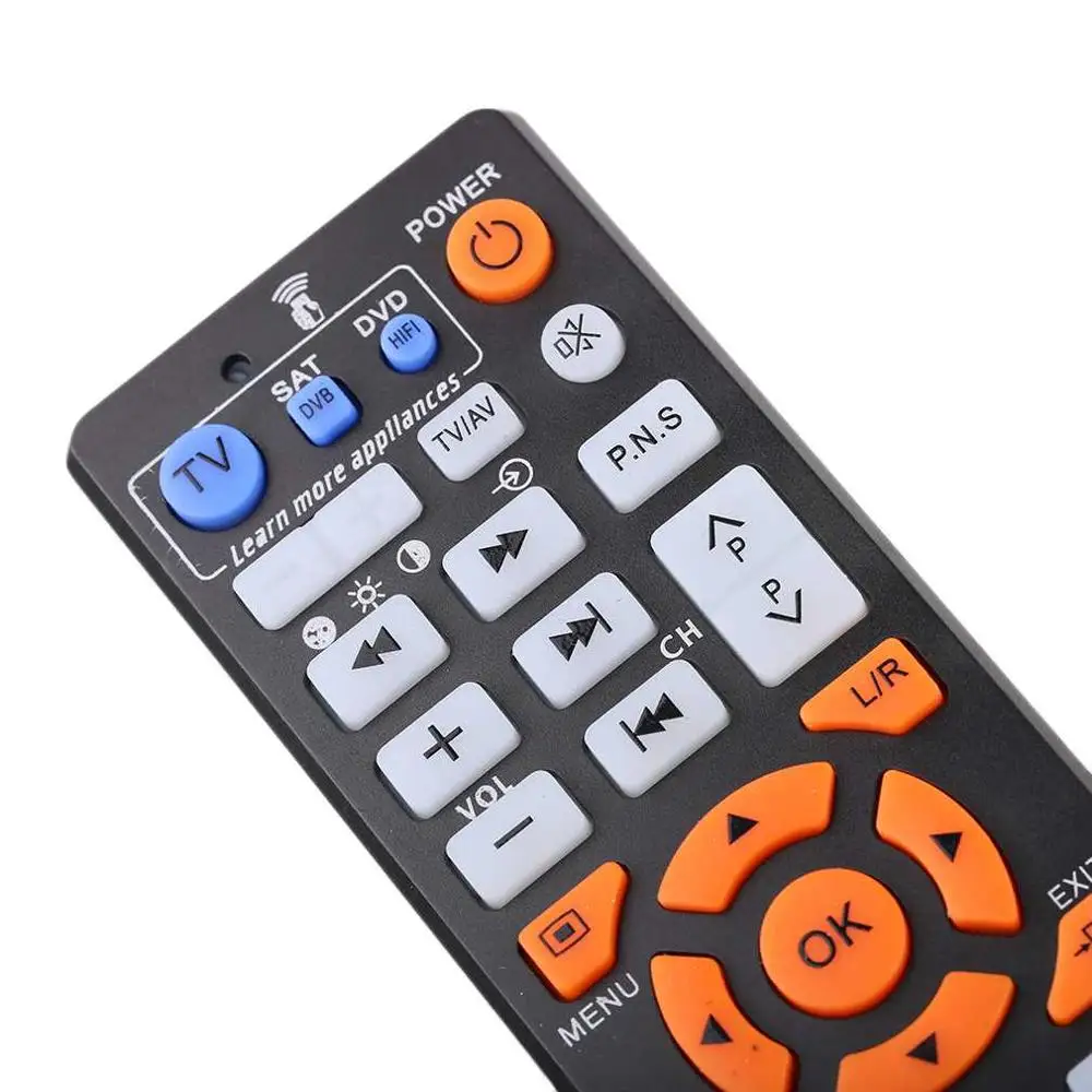 Universal Smart IR Remote Control with learn function, 3 pages controller copy for TV STB DVD SAT DVB HIFI TV BOX, L336