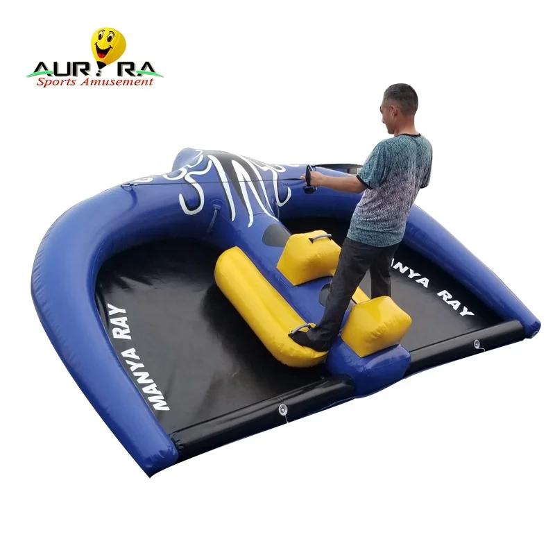 Горячая Распродажа летающая трубка Manta Ray надувная рыба лучевой надувной Летающий воздушный змей буксируемый водный спорт