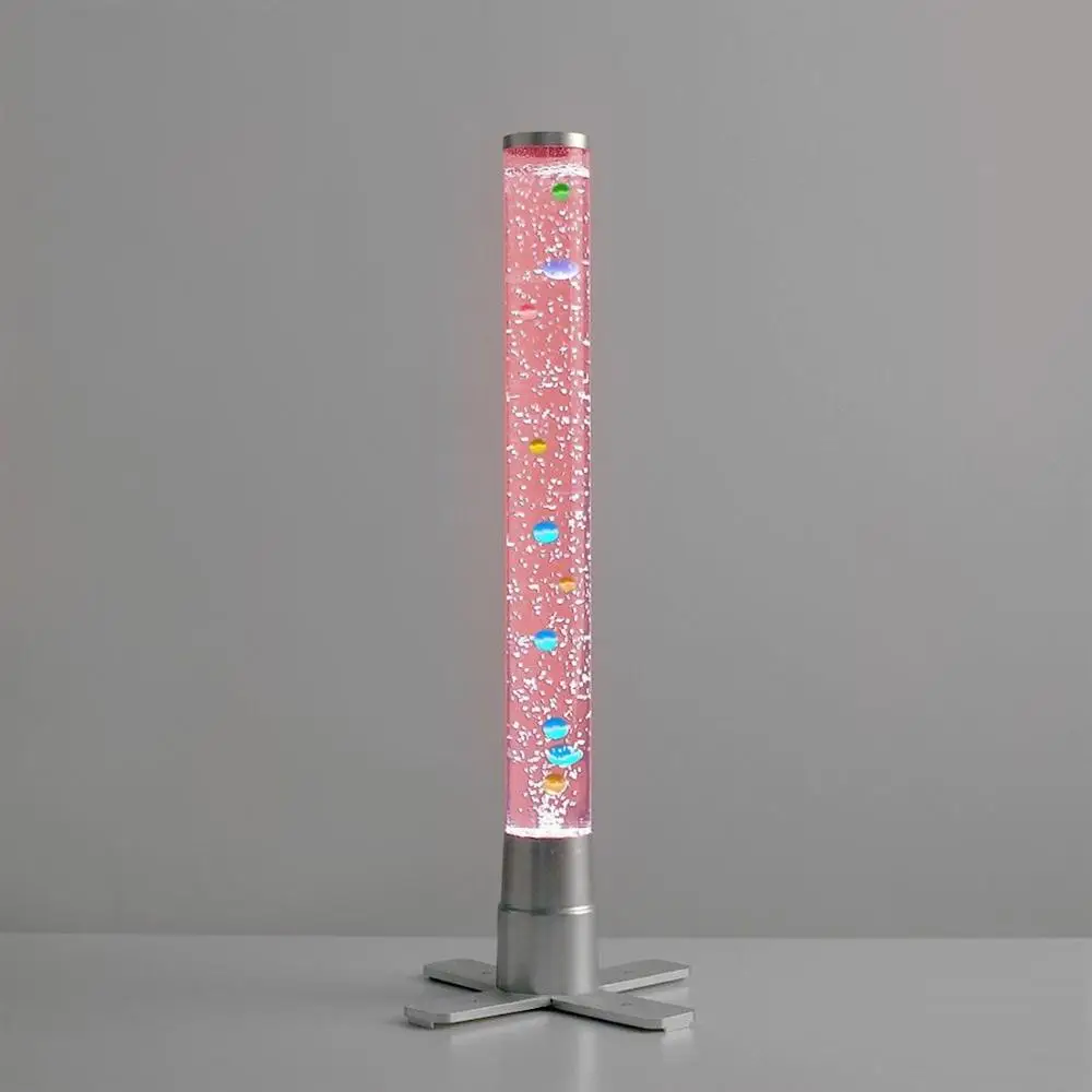 600mm LED Colour Changing Led Sensory Mood Bubbles Water Tower Tube Floor Lamp Light NEW