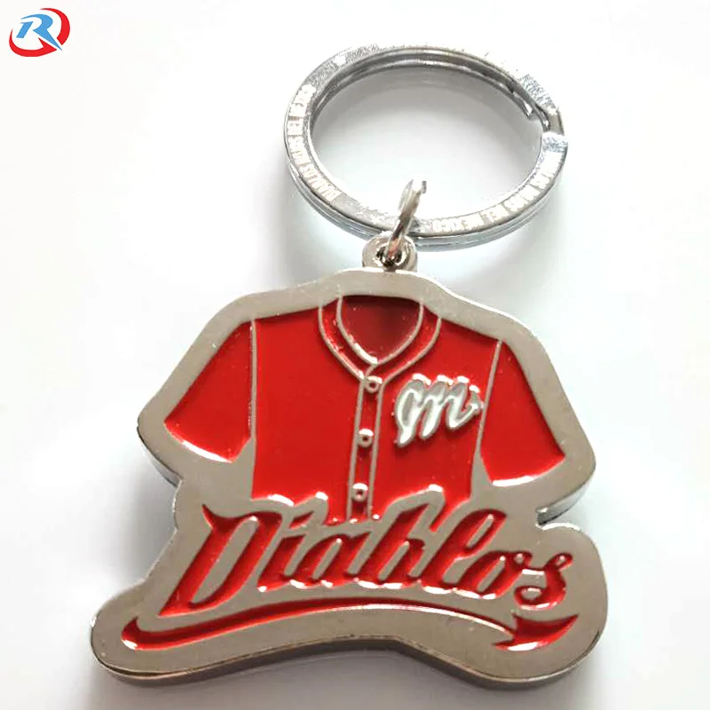 Custom Logo Zinc Alloy enamel  Metal Keychain