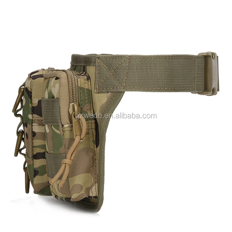 Fanny Pack Tactical Waist Bag, Mens Utility Tactical Travel Hiking Waist Pack, Bumbag Tactical Belt Bag, Black