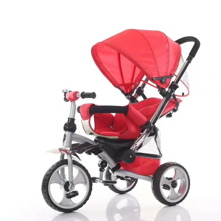 Man Push Power Baby Tricycle Made In China/Cheap Baby Tricycle Rainproof/Windproof For Kids