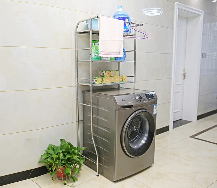Bathroom Storage Rack 3-Tier Steel Over Toilet Rack