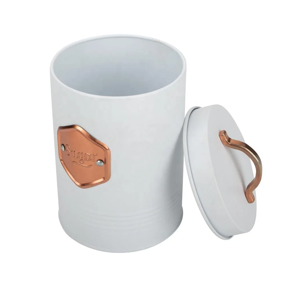 Набор из 5 шт. контейнеров для хранения кофе чая сахара хлеба печенья оцинкованной