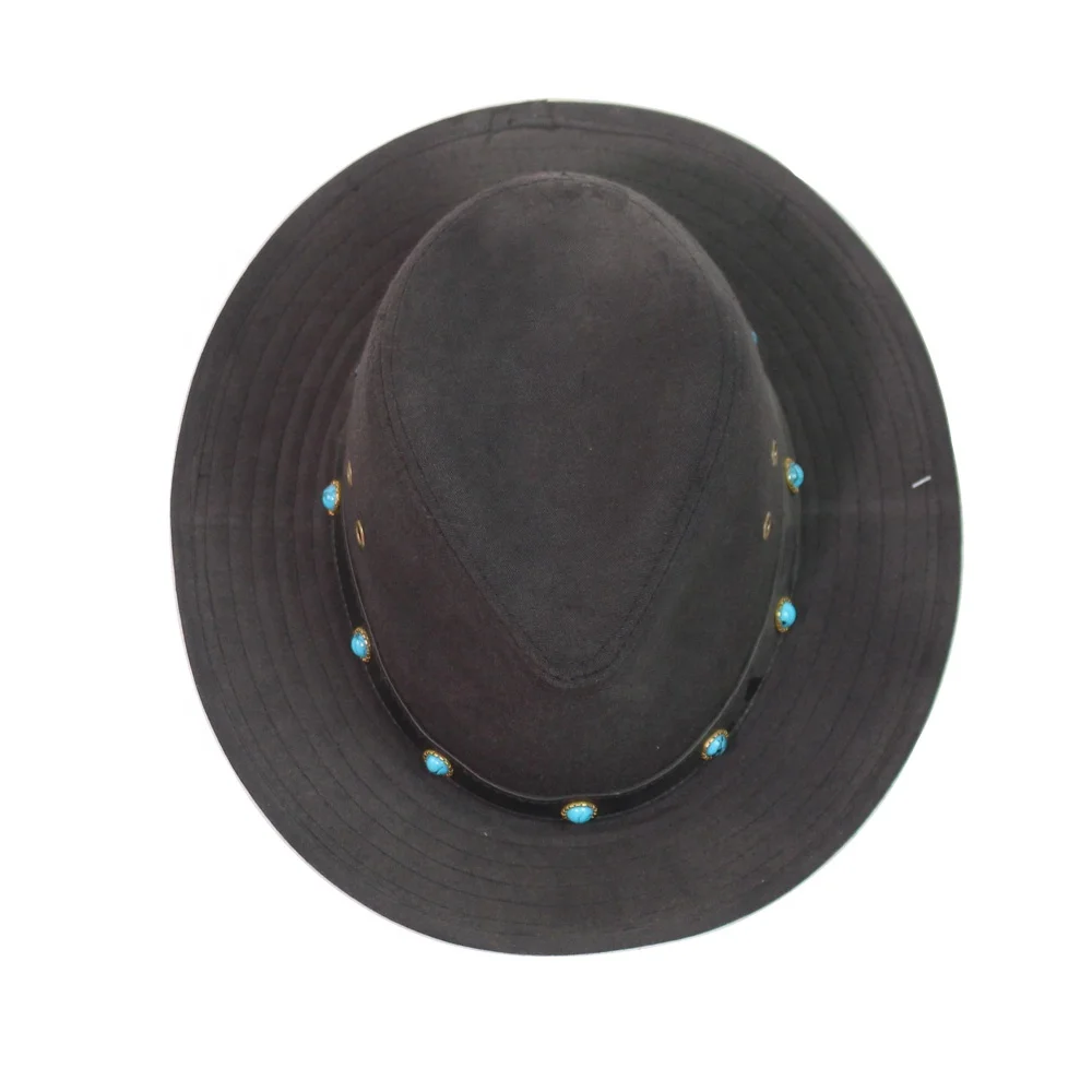 
Plain 100% Cotton wholesale wide brim man Panama straw cowboy hats SFH0008 
