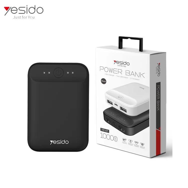 Drop Shopping 2 порта Usb 5 V 2.1A мини-полимер 10000 Mah мобильное зарядное устройство Power Bank