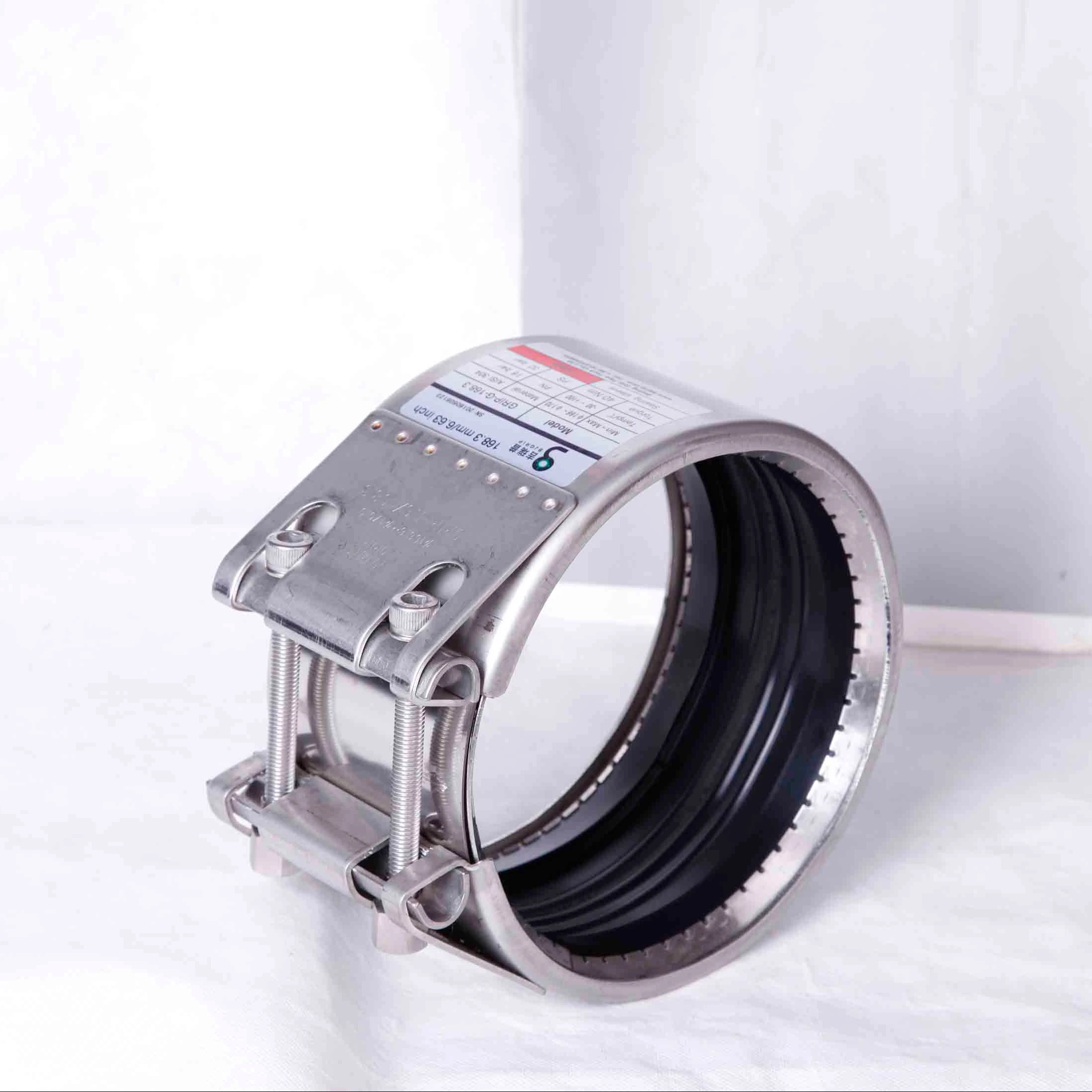 
double swivel coupler pipe tube clamp Axially Restraind with Double Anchor Rings Coupling--Connection (GRIP-G) 