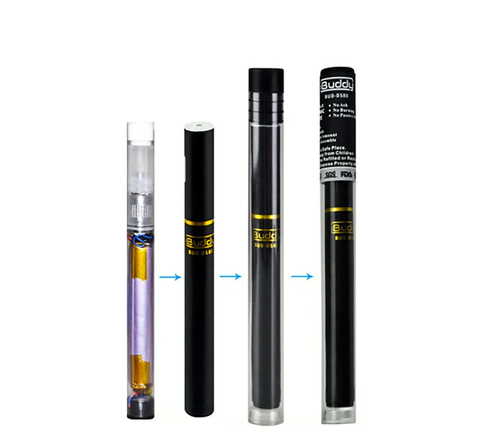 
USA hot selling empty oil CBD vaporizer wax vape pen no leakage 0.2ml CBD vape pen DS80 