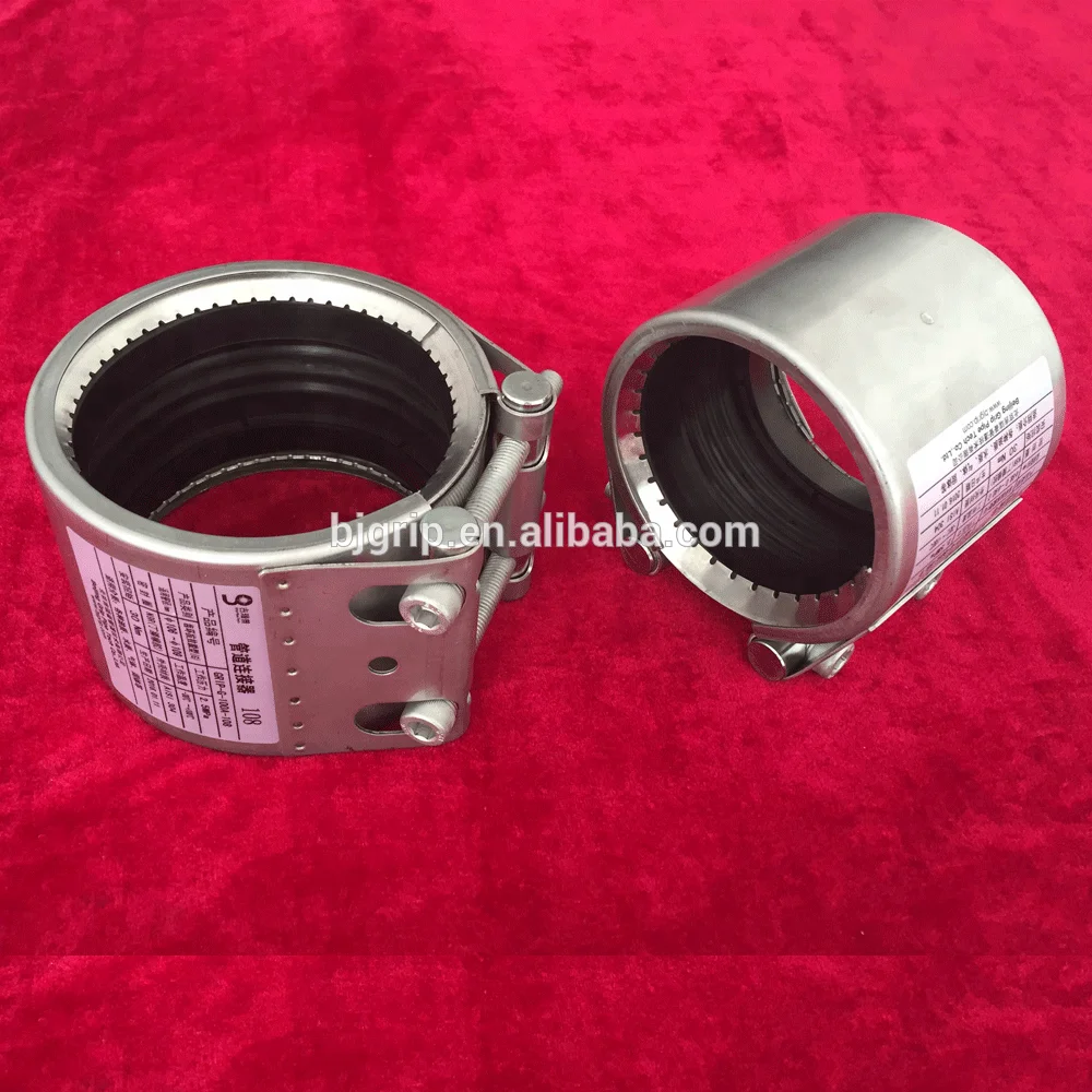 
double swivel coupler pipe tube clamp Axially Restraind with Double Anchor Rings Coupling--Connection (GRIP-G) 