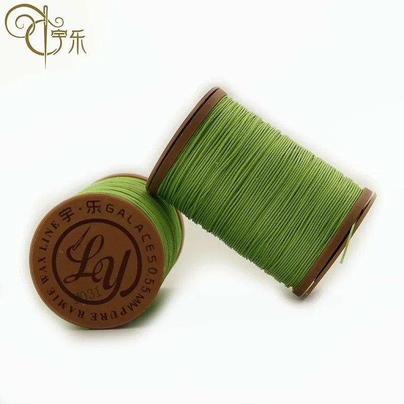 0.55mm Round Polyester Braid Diy High Strength Bracelet Waxed Thread For Shoes Sew Waxed String Cord