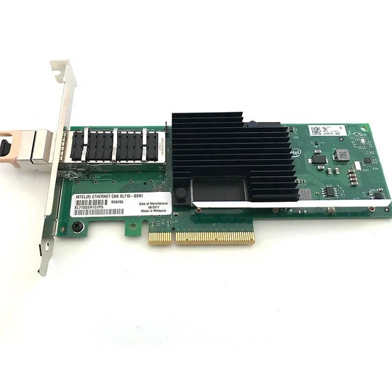XL710QSR1 одиночный порт XL710-QSR1 40GbE PCI Express 3 0x8 портов Ethernet сетевой адаптер с QSFP + SR