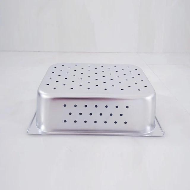 Hotel Restaurant Equipment 2/1 Stainless Steel Food Container Perforated GN Pan
