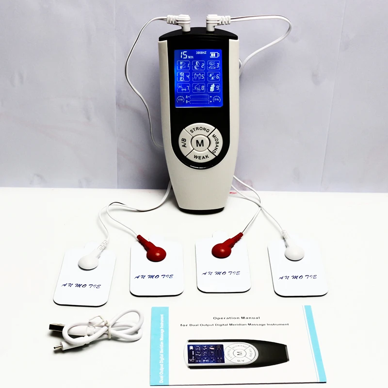 Smart electric portable unit personal usb pulse massager /acupuncture device for relief muscle pain