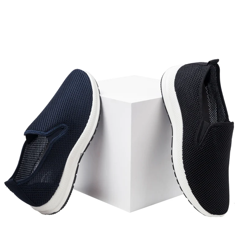 BAIRUILUN Convenient Lazy Shoes  Quick-drying Low-heeled Knit Shoes