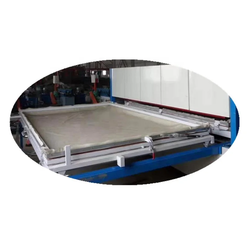 PVC film laminating machine on the door MDF panel vacuum membrane press machine 061