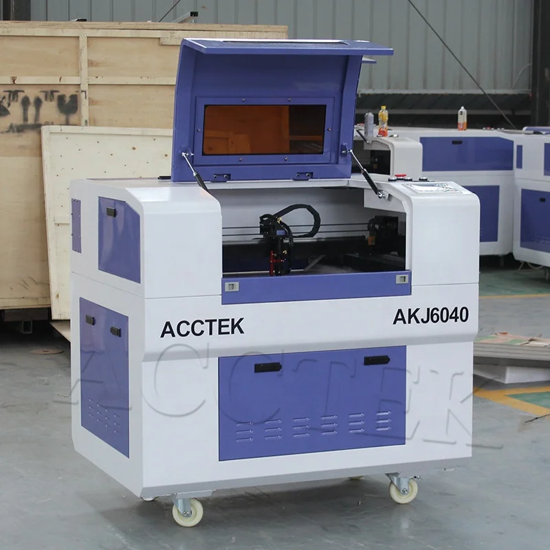 Недорогой акриловый лазерный гравировальный станок для резки 6040 6090 СО2 лазерный резак для неметаллических