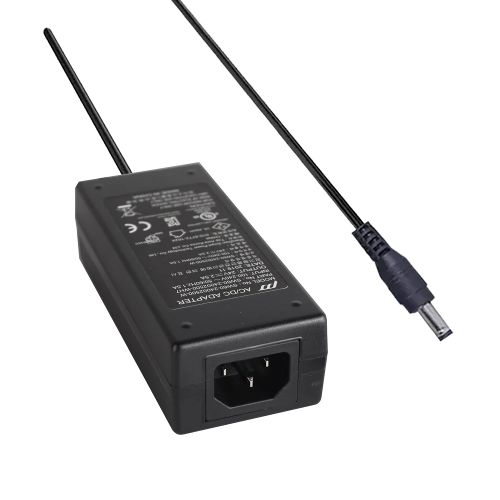 
SW48-12004000-W 12Vdc 4A powertek ac dc adapter UL PSE KC CE certificate 