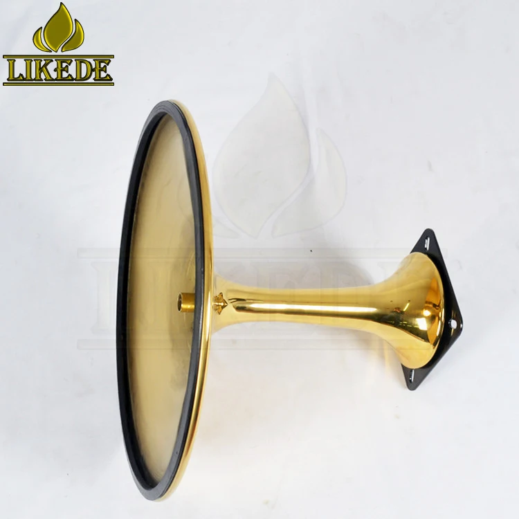 Trumpet tulip golden round chair leg 304# stainless steel chair leg shinny titanium gold chair base
