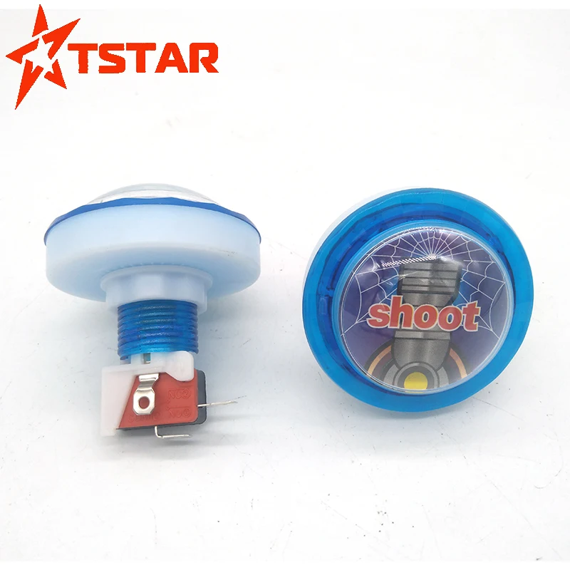 2019 hot sale custom 60mm illuminated Momentary led 12 volt arcade switch push button switch